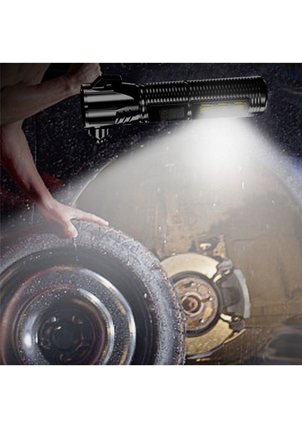 Çok Fonksiyonlu Güçlü Işık El Feneri Araba Güvenlik Çekiç USB Şarj Edilebilir Yangın Acil Durum Lambası Kaçış Çekiç (Yurt Dışından) fırsatları