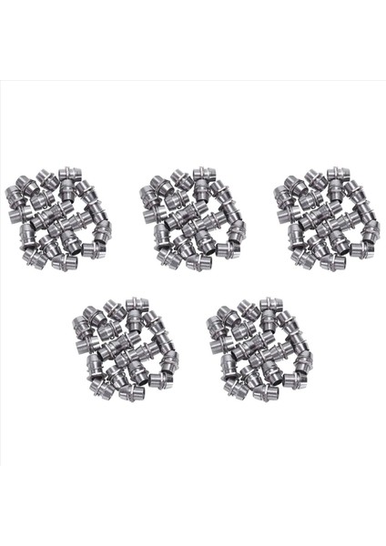 100 Adet Bakır 5mm Işık Yayan Diyot LED Tutucu Montaj Paneli Ekran (Yurt Dışından)