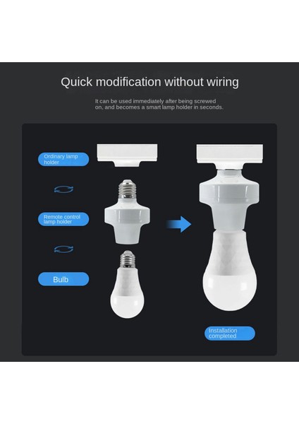E26 E27 Kablosuz Uzaktan Kumanda Işık Soket Tutucu 20M Taban Açık/kapalı Akıllı Anahtar Soket Aralığı Akıllı Cihaz (220V) (Yurt Dışından) indirimleri