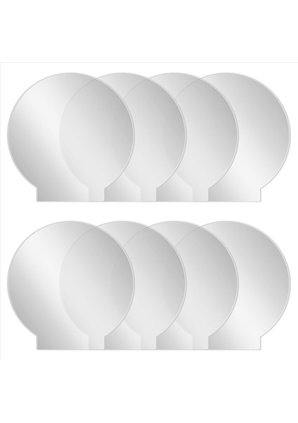 Kalın Şeffaf Panel Tahta Sayftası LED Işık Temel Tablo Işaretleri Için Açık Döküm Dıy Ekran Projeleri Craft 8 Parçası (Yurt Dışından)