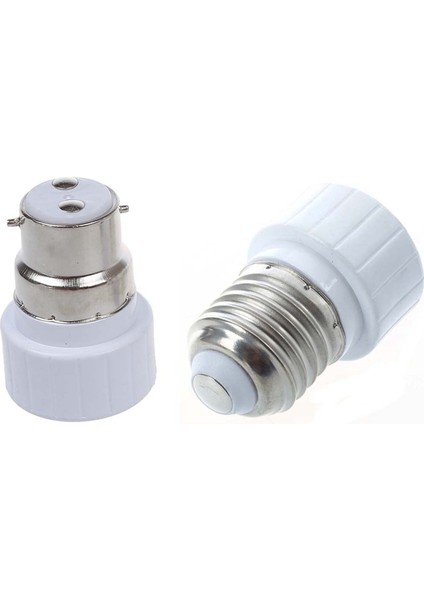 4 Pcs E27 - GU10 LED Işık Adaptörü Lamba Ampul Dönüştürücü ve 5 Pcs B22 - GU10 Lamba Ampul Base Soket Dönüştürücü (Yurt Dışından)