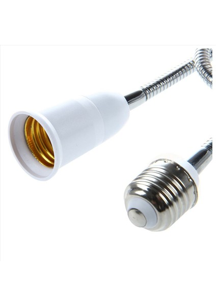 4x E27 Ila E27 Işık Lamba Ampulü Esnek Uzatma Adaptör Dönüştürücü (Beyaz 60CM) (Yurt Dışından) indirimleri