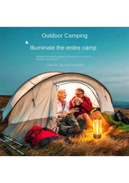 1800MAH Çift Işık Kaynak Kamp Işık Tip-C Şarj Edilebilir Manyetik Eşya El Feneri Hafif Açık Kamp Işık (Yurt Dışından) fırsatları