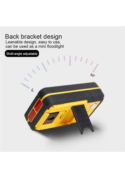 Kamp Hafif Kobu Iş Işık Taşınabilir El Feneri Açık Acil Şarj Çantası Açık Mekan Taşınabilir USB Şarj (Sarı) (Yurt Dışından) fiyatları