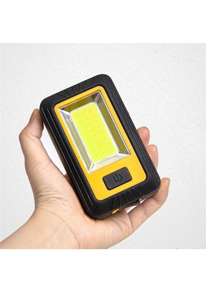 Kamp Hafif Kobu Iş Işık Taşınabilir El Feneri Açık Acil Şarj Çantası Açık Mekan Taşınabilir USB Şarj (Sarı) (Yurt Dışından) indirimleri