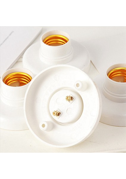 50PCS E27 Plastik Vidalı Lamba Tutucu Yuvarlak Lamba Tutucu Ampul Soket Tutucu Adaptörü (Yurt Dışından) indirimleri