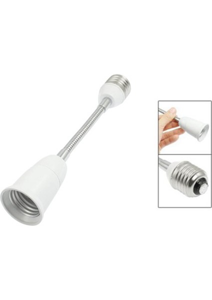 2x 19CM Uzunluğunda Esnek Kaz Boyun E27 Ila E27 LED Ampul Uzatma Adaptörü (Yurt Dışından) fiyatları