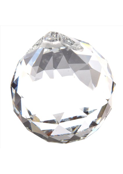 6 Adet 40MM Feng Shui Faseted Dekorasyon Kristal Kolye Topu (Berrak) (Yurt Dışından) fiyatları