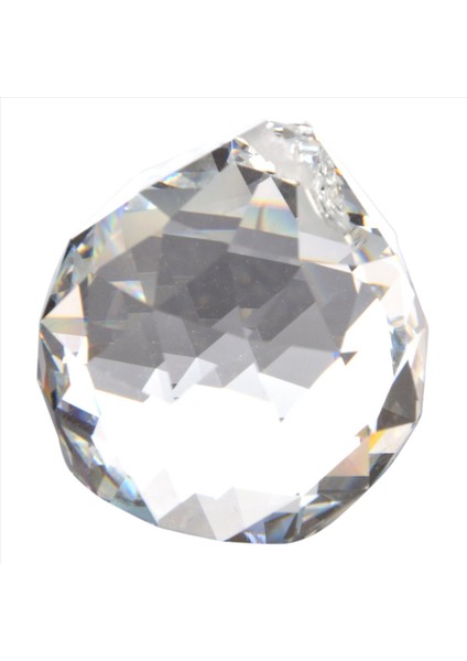 6 Adet 40MM Feng Shui Faseted Dekorasyon Kristal Kolye Topu (Berrak) (Yurt Dışından) modelleri