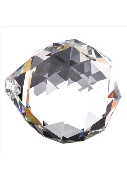 6 Adet 40MM Feng Shui Faseted Dekorasyon Kristal Kolye Topu (Berrak) (Yurt Dışından) fırsatları
