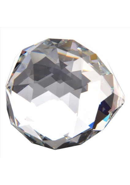 6 Adet 40MM Feng Shui Faseted Dekorasyon Kristal Kolye Topu (Berrak) (Yurt Dışından) indirimleri