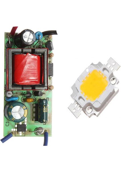 10W LED Çip + Işık Lambası Ampulü Için Sürücü Güç Kaynağı 85-265V Sıcak Beyaz Işık (Yurt Dışından) modelleri