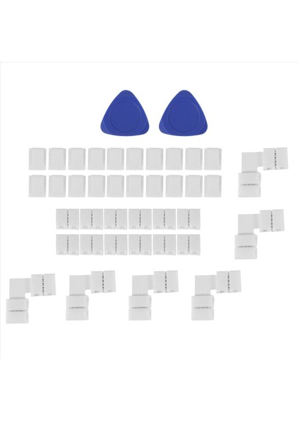 LED Işık Şeridi Konektörleri 4 Pin Rgb LED Işıklar Konektörleri Boşluksuz Konektörler L Şekil Konektörleri Smd 5050 LED Şeridi (Yurt Dışından) modelleri