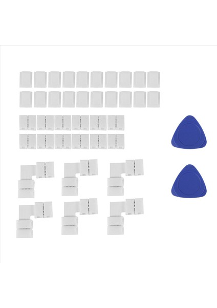 LED Işık Şeridi Konektörleri 4 Pin Rgb LED Işıklar Konektörleri Boşluksuz Konektörler L Şekil Konektörleri Smd 5050 LED Şeridi (Yurt Dışından) fırsatları