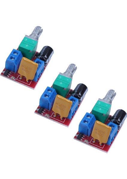 3x Mini Dc Motor Pwm Hız Kontrolörü 3V 6V 12V 24V 35VDC 90W 5A Dc Motor Hız Kontrol Anahtarı LED Dimmer (Yurt Dışından)