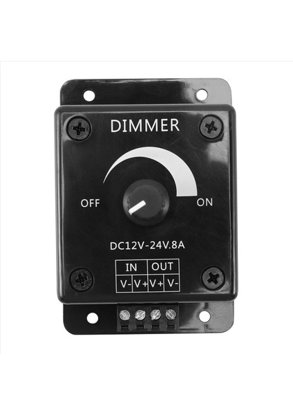 2x Siyah LED Dimmer Anahtarı Dc 12V 24V 8A Ayarlanabilir Parlaklık Lambası Ampul Şeridi Sürücü Güç Kaynağı Denetleyicisi (Yurt Dışından) modelleri