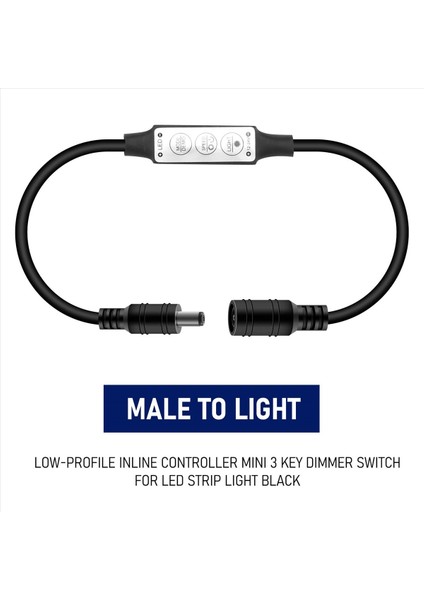 LED Şerit Işık Siyah Için Düşük Profil Sline Controller Mini 3 Anahtar Dimmer Anahtarı (Yurt Dışından) indirimleri