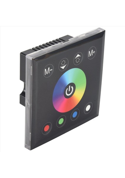2x DC12V-24V Rgb/rgbw Duvara Monte Dokunmatik Panel Denetleyici Cam Panel Dimmer Anahtar Kontrolörü LED Şeritler Için Siyah (Yurt Dışından) fırsatları
