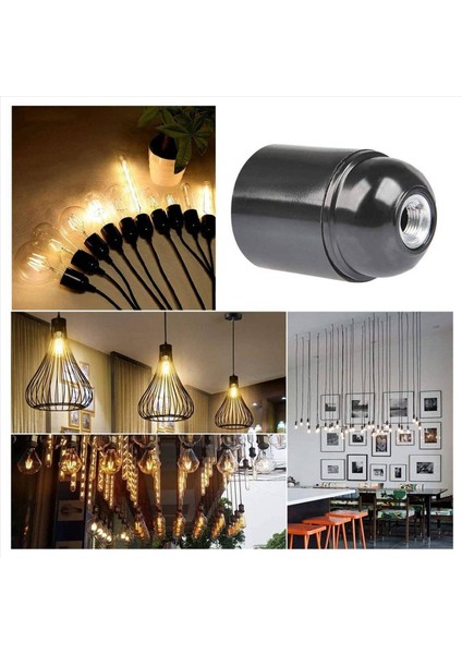 18 Paket Bakalit Lamba Tutucu E26/E27 Işık Soketi Vintage Ampul Soketi Es Tavan/pikap/zemin Için (Yurt Dışından) fiyatları