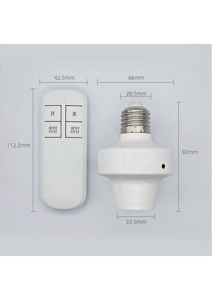 2x E26 E27 Kablosuz Uzaktan Kumanda Işık Soket Tutucu 20M Taban Açık/kapalı Akıllı Anahtar Soketi Aralık Akıllı Cihaz (220V) (Yurt Dışından) fırsatları
