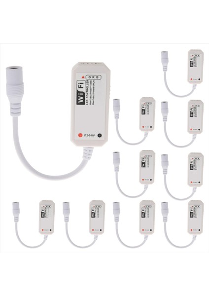 10X LED Wifi Uzaktan Denetleyici 5050/3528 Rgb LED Şerit Işıkları Için Alexa/google Home Voice Control ile Çalışır (Yurt Dışından)