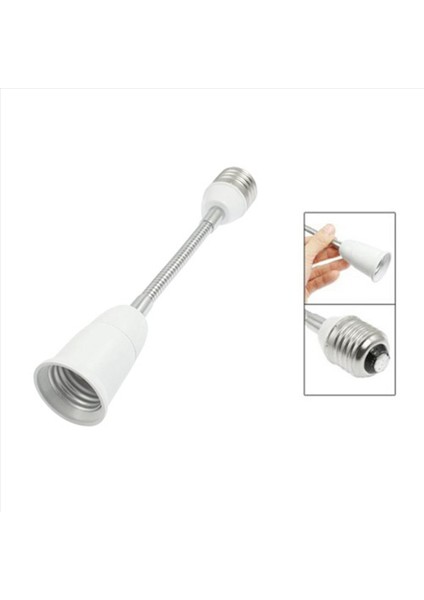 3pcs 19CM Uzunluğunda Esnek Kaz Boyun E27 Ila E27 LED Ampul Uzatma Adaptörü (Yurt Dışından) modelleri