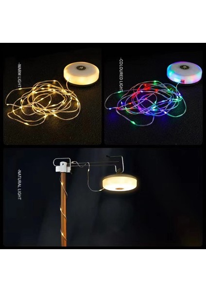 Yeni Kamp Lambası Renkli Ip Işıkları Aydınlatma El Feneri LED Manyetik Şarj Açık Atmosfer (Yurt Dışından) modelleri