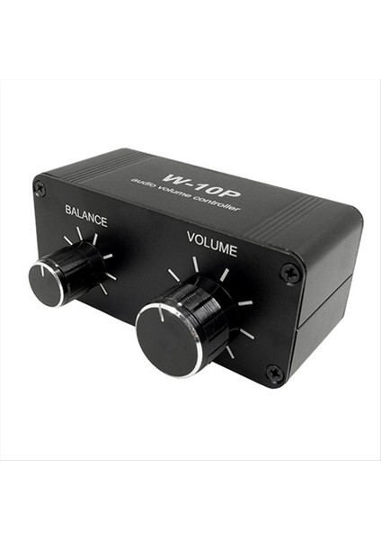 3 5 mm Rca Taşınabilir Ses Denetleyicisi Ön Amplifikatör W-10P Stereo Çift Kanallı Stereo Ses Mini Denge Müzik Ev Sesi (Yurt Dışından)