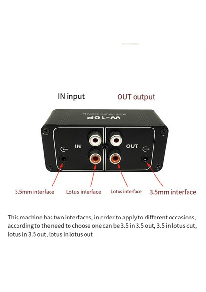 3 5 mm Rca Taşınabilir Ses Denetleyicisi Ön Amplifikatör W-10P Stereo Çift Kanallı Stereo Ses Mini Denge Müzik Ev Sesi (Yurt Dışından) fırsatları