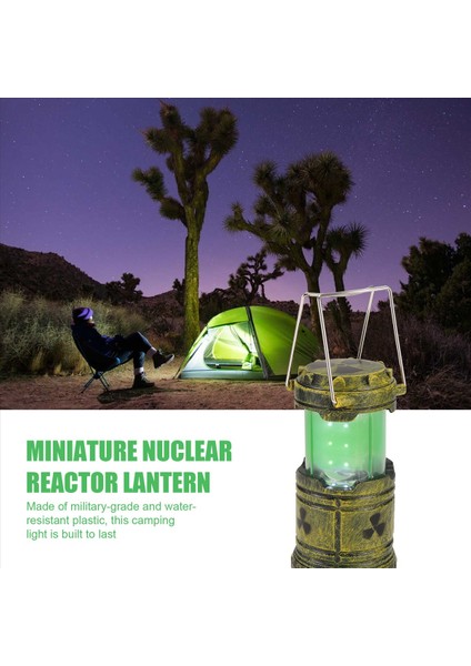 Minyatür Nükleer Reaktör Fener Fener Kamp Işığı Pille Çalışan Fenerler Güç Açık Hava Kampı Için Parlak (Yurt Dışından) fırsatları