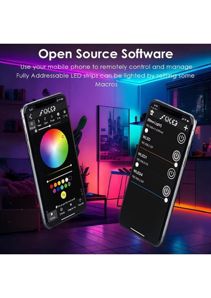 Gledopto Wled Light Strip Controller ESP32 Rgb Rgbw WS2812B SK6812 WS2811 TM1814 WS2813 WS2815 Siyah (Yurt Dışından) fiyatları