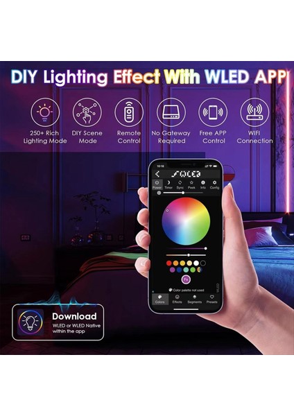 Gledopto Wled Light Strip Controller ESP32 Rgb Rgbw WS2812B SK6812 WS2811 TM1814 WS2813 WS2815 Siyah (Yurt Dışından) modelleri