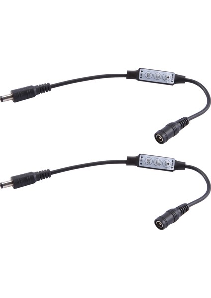 LED Bant Şeritleri Için 2x Mini Uzaktan Kontrolör 12A 12V-24V Dimmer Monokrom Denetleyicisi (Yurt Dışından)