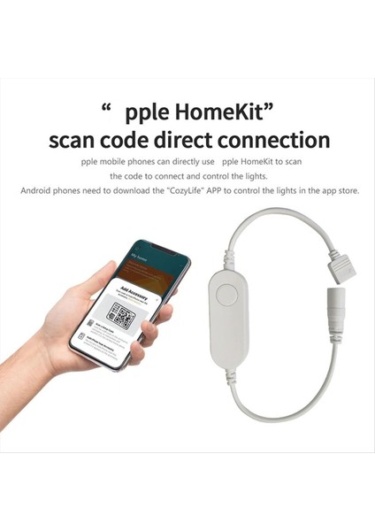 Homekit Rgb Akıllı LED Işık Şerit Kontrolörü Homekit 12V Ses Kontrolü 2 4g Uzaktan Kumanda (Yurt Dışından) modelleri