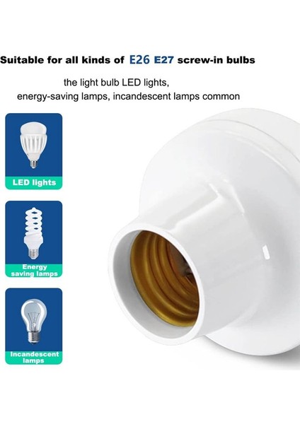 Uzaktan Kumanda Işık Soketi E27 Ampul Soket Adaptörü Zigbee Akıllı Işık Tutucu Wifi Akıllı Sesli Işık Soketi (Yurt Dışından) fırsatları