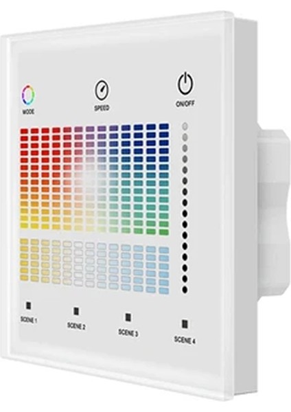 Dali Duvara Bağlı Akıllı Panel Uzak Rcb ve Cct Dimmer Panel Akıllı Ev Beyaz Için LED Akıllı Karartma Kontrolü (Yurt Dışından)