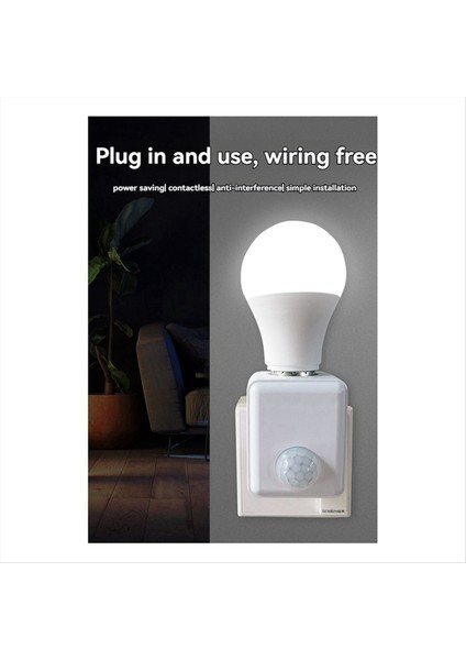 Hareket Sensörü Işık Soketi E27 Hareket Dedektörü Lamba Tutucu Soketi Otomatik Insan Kızılötesi Sensör Lamba Tutucu Ab Fiş (Yurt Dışından) modelleri