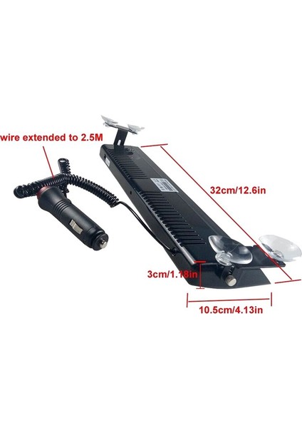 Araba Emme Kupası Işık 12LED Ön Dişli Emme Kupası Işık Flaşı Işık Uyarı Işık Araç Malzemeleri D (Yurt Dışından) fiyatları