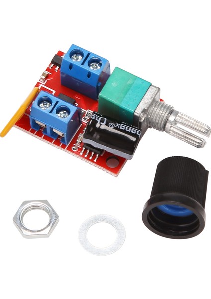 Mini Dc Motor Pwm Hız Denetleyicisi 3V 6V 12V 24V 35VDC 90W 5A Dc Motor Hız Kontrol Anahtarı LED Dimmer (Yurt Dışından)