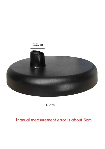 Masa Lambası Evrensel Taban Klips Masa Lambası Yuvarlak Taban Salıncak Kolu Masa Lambası Aksesuarları Siyah (Yurt Dışından) fırsatları