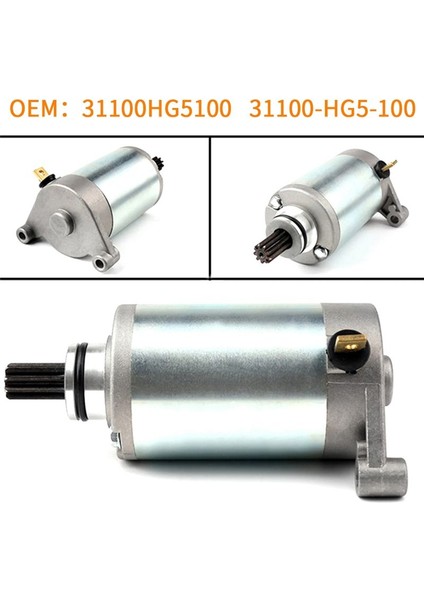 Hyosung GT250 GT125R GT250R GV250 Mirage Için 12V 9 Diş Başlangıç Motoru 31100HG5100 31100-HG5-100 (Yurt Dışından) indirimleri