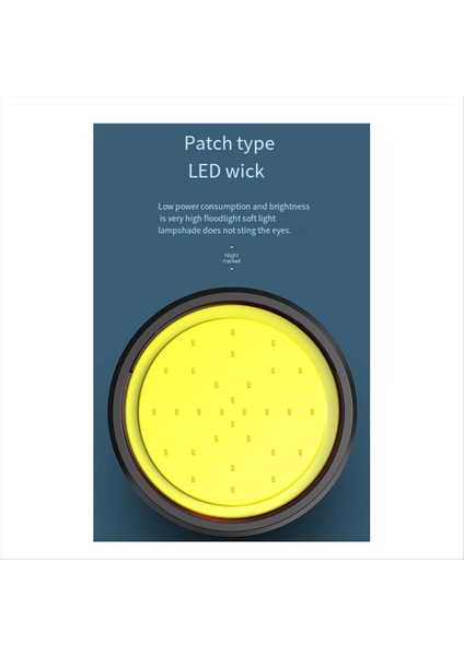 Dakgone USB Şarj Edilebilir LED Kamp Fener Çadır Işık Taşınabilir Iş Hafif Açık Yürüyüş Gecesi Hafif Acil Durum Lantern (Yurt Dışından)