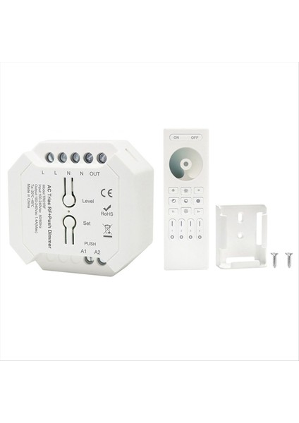 2 4g Rf Trıac Dimmer LED Kontrolör Akıllı Dimmer Desteği Akıllı Uygulama Rf Uzaktan Kumanda AC100V-240V C (Yurt Dışından)