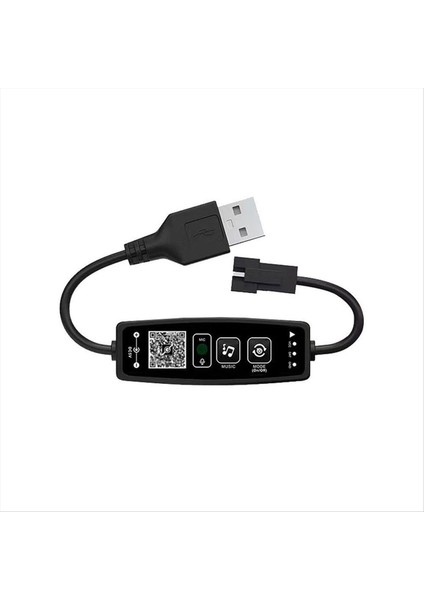 WS2811 WS2812B LED Denetleyicisi Bluetooth Müzik 28KEYS Bireysel Adreslenebilir Rgb Strip Işık USB 5V Için Uzaktan Kumanda (Yurt Dışından)