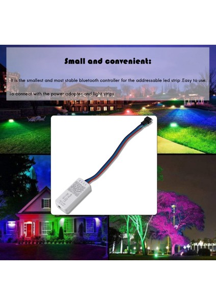 WS2812B SK6812RGB SK6812RGBW Bluetooth SP110E Mini Denetleyici Tüm LED Strip/modül Işığı/panel/string Ios/android Uygulaması 1024 Piksel DC5V-12V (Yurt Dışından) fırsatları