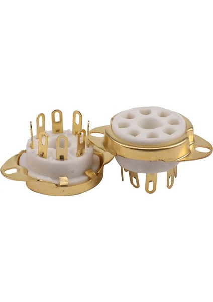 20PC 8 Pin Seramik Soket Tüpü KT88 EL34 6V6 6650 274B Için (Yurt Dışından) modelleri