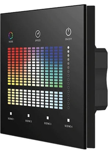 Dali Duvara Bağlı Akıllı Panel Uzak Rcb ve Cct Dimmer Panel Akıllı Ev Siyahı Için LED Akıllı Karartma Kontrolü (Yurt Dışından)