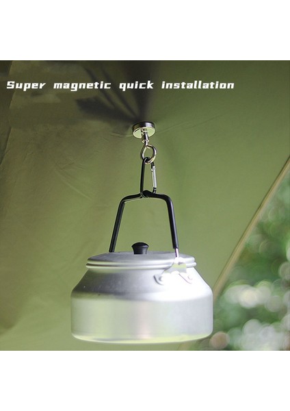 15PCS Mıknatıs Kamp Kancaları Karabiner Klips Ağır Hizmet Mıknatıs Askı D Şekil Çadır Tokaları Açık Kamp Kancaları-Beyaz (Yurt Dışından) fırsatları