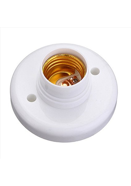 6x E27 Yuvarlak Plastik Taban Vidalı Ampul Lamba Soketi Tutucu Beyaz (Yurt Dışından) fiyatları