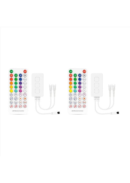 2x SP611E WS2812B WS2811 Bluetooth Müzik LED Strip Denetleyicisi IR38 Anahtarları Adreslenebilir LED Aydınlatma DC5V-24V (Yurt Dışından) fiyatları